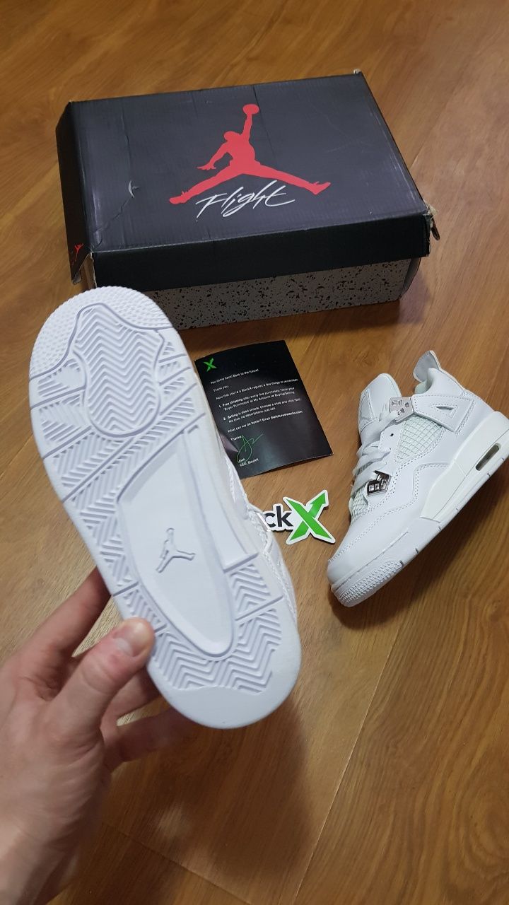 Adidași Jordan 4 Pure Money • STOC:36 • Livrare rapidă 1-2 zile •