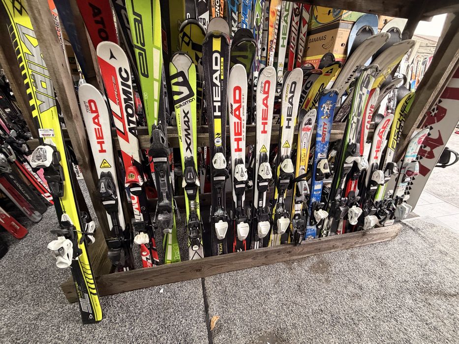 Skiuri/ ski copii dama barbati intre 80 si 180 cm(atomic,head,salomon)