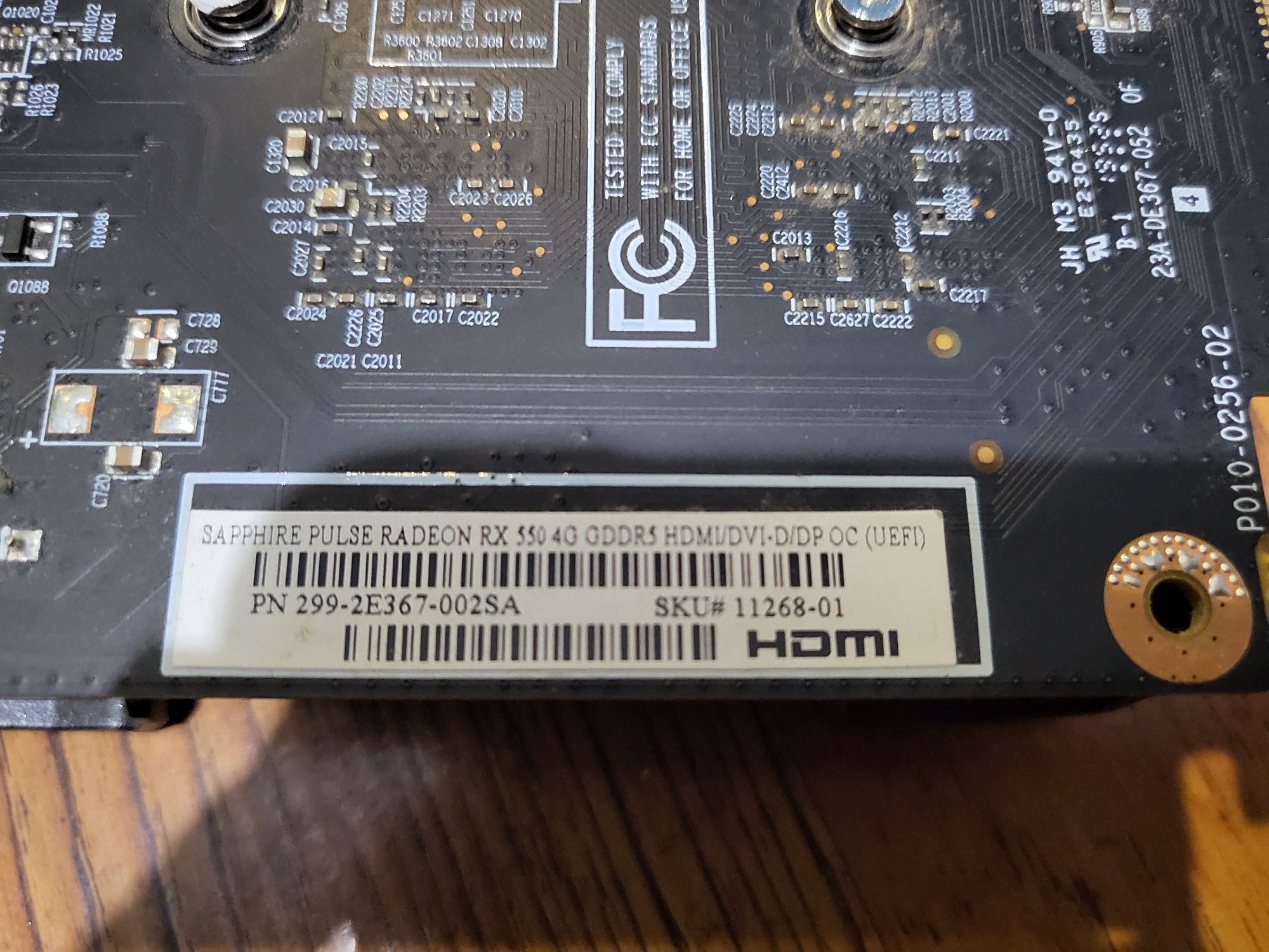 AMD Radeon RX550 4GB