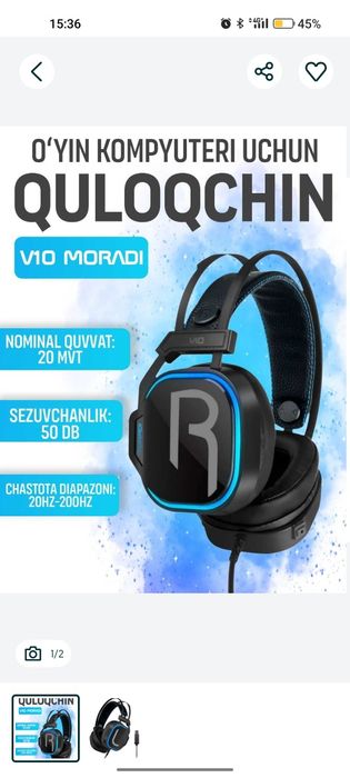 Moradi V10 янги качественный наушник