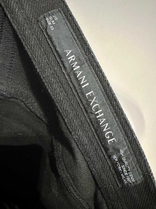 Blugi negri slim fit Armani Exchange W34L30