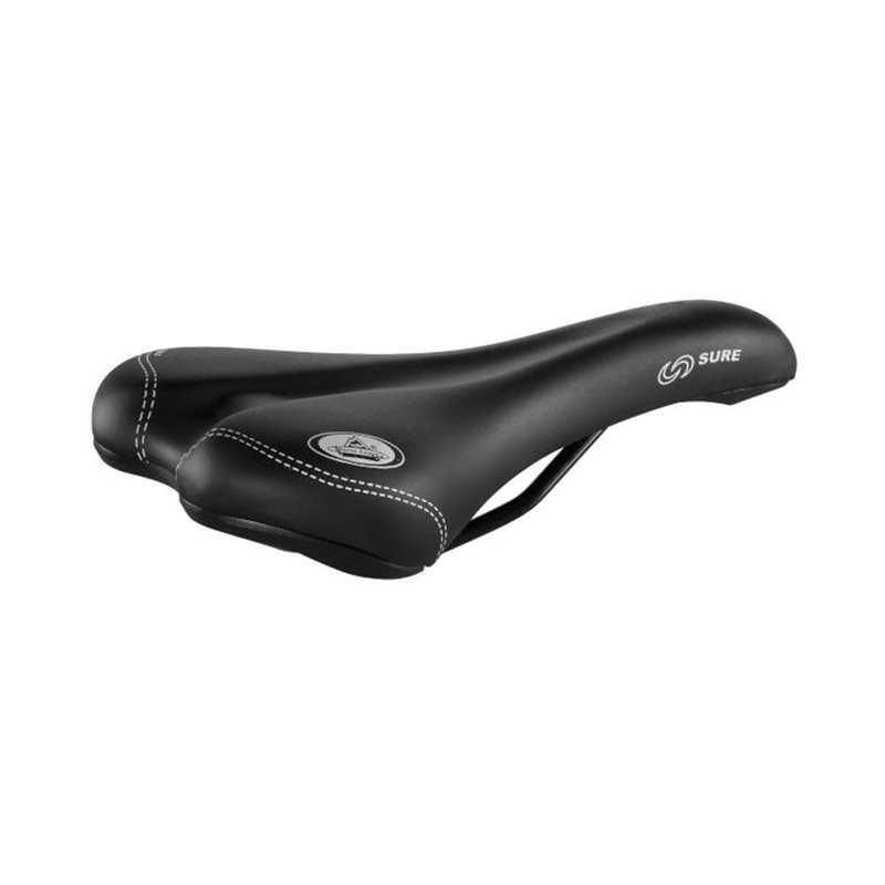 Седалка за велосипед Selle Monte Grappa Sure, Черна, Made in ITALY