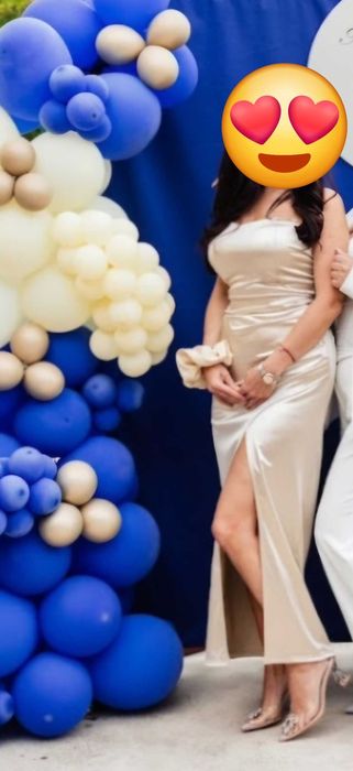 Официална рокля сатен