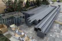 SUPER OFERTA  structura metalica cu lumigimea de 15 metri și lățime de