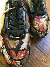 REPLAY sneakers, pantofi sport, print colorat, marimea 38