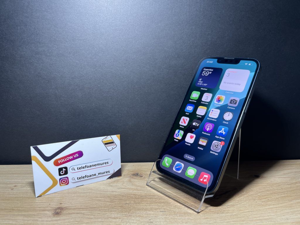 iPhone 13 Blue 128Gb 3 ani garanție, Telefoane Mureș