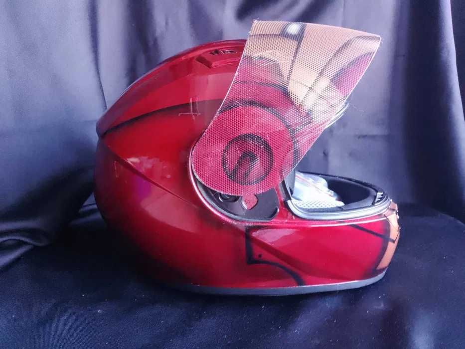 Casca Motocicleta Iron Man Kawasaki Suzuki Honda Yamaha Ducati Aprilia