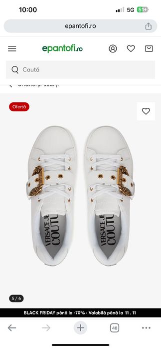 Adidasi versace noi nepurtati