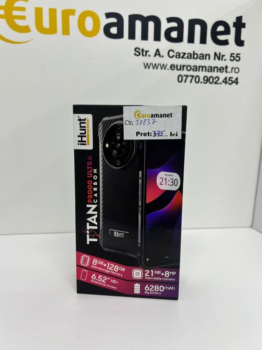 Telefon iHunt Titan P8000 Ultra Carbon, Dual SIM, 128GB, 8GB RAM -I-