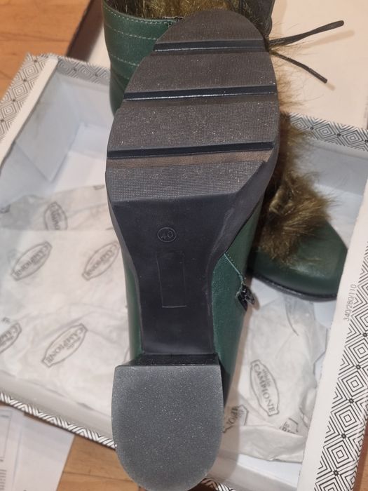 Зелени зимни боти STUDIO CAMPIONE
Естествена кожа