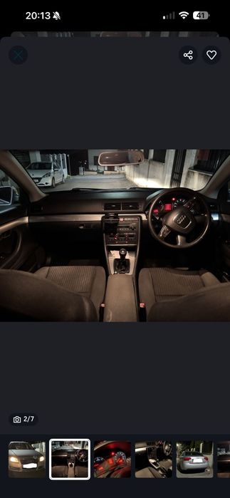 Audi A4 2006-Volan pe partea dreapta-Stare impecabila