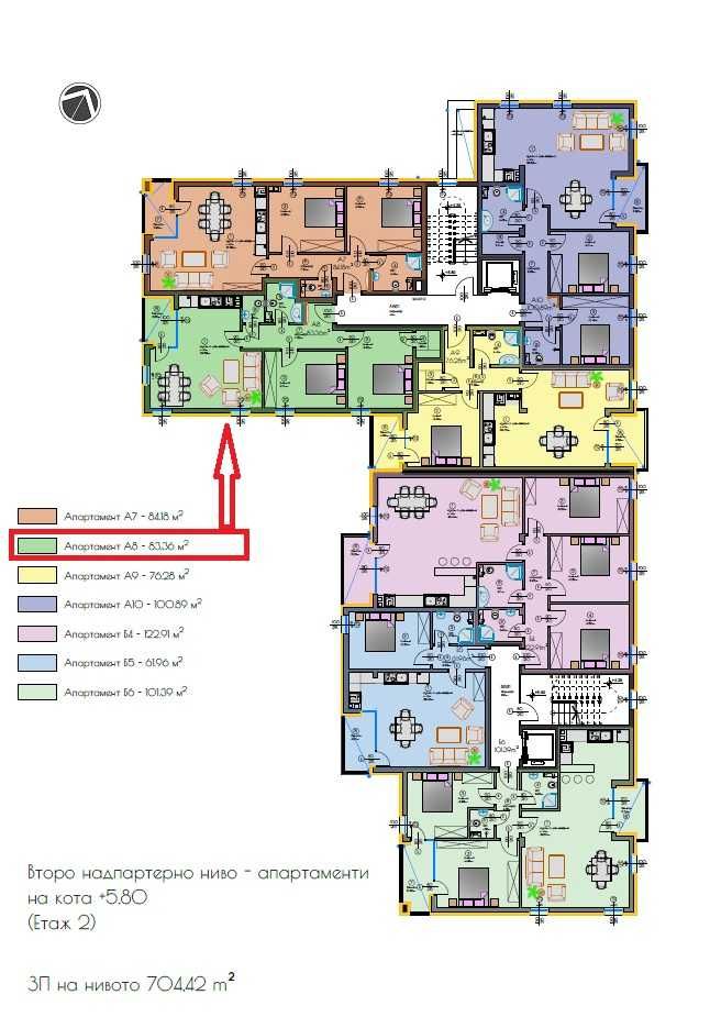 Продава се Тристаен апартамент в Козлодуй - 90 кв.м за 15 €/кв.м - Снимка #3