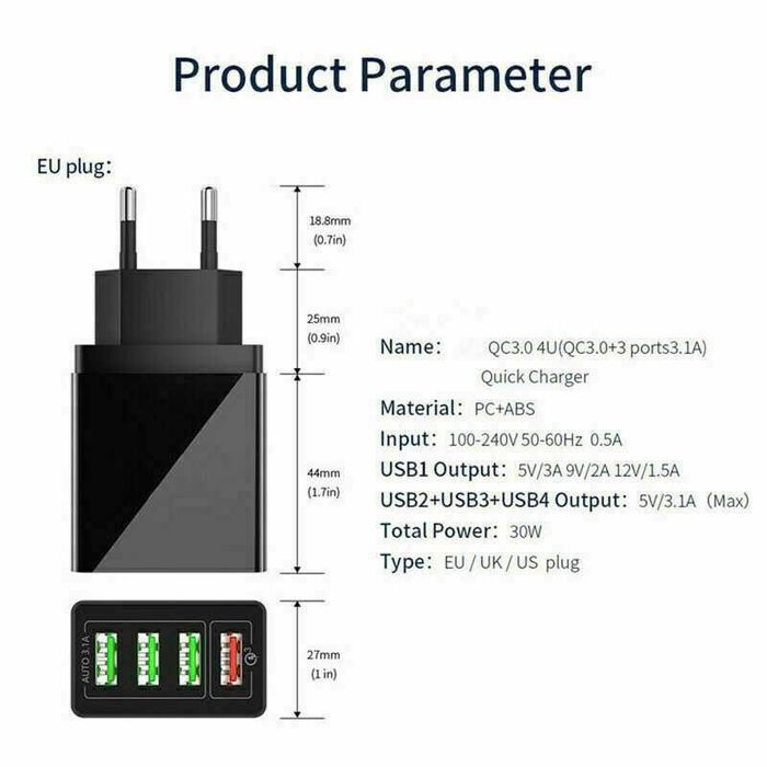 incarcator foarte rapid 4 in 1