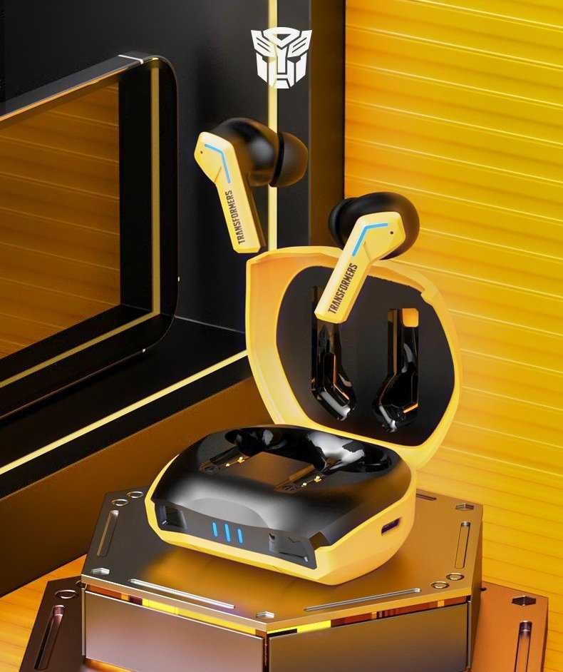 Promo Casti wireless in ear- Transformers Yellow 06 -