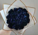Buchet de trandafiri din satin