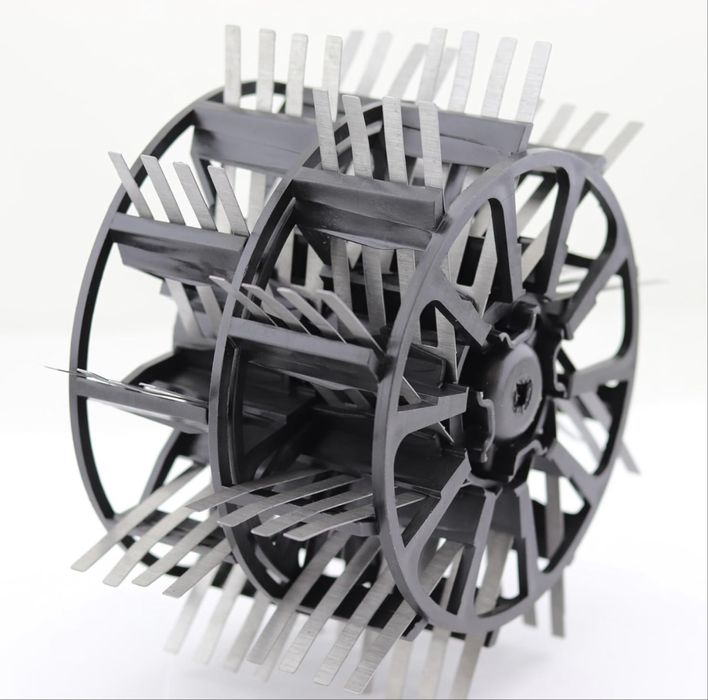 Машина за пръскане на мазилка, сребристо/червено, един размер