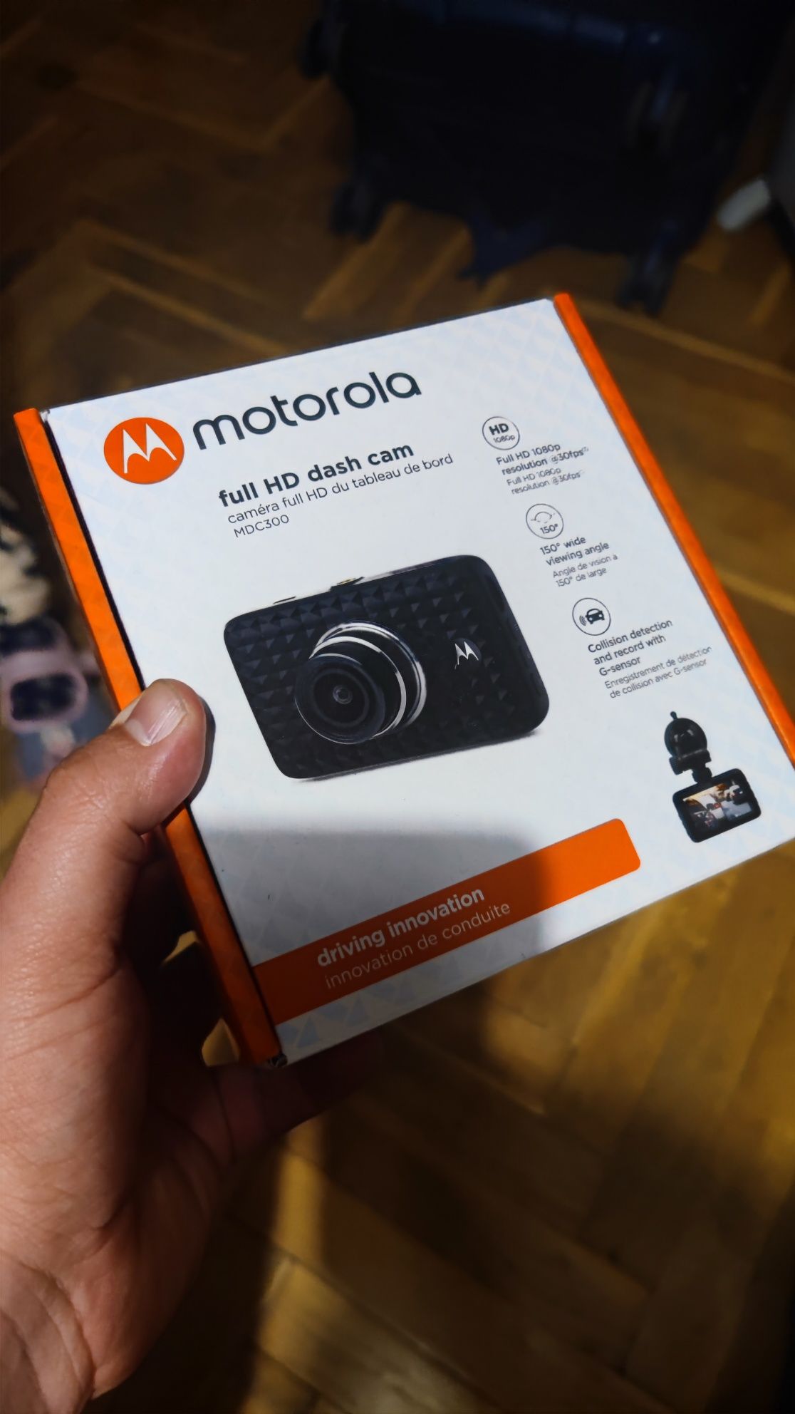 Видеорегистратор DVR Motorola MDC300 - 3 инча, FullHD, сензор Sony