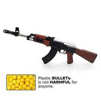 PUSCA AK 47 cu țeavă metalică și 500 bile,țintă laser,NOUA!