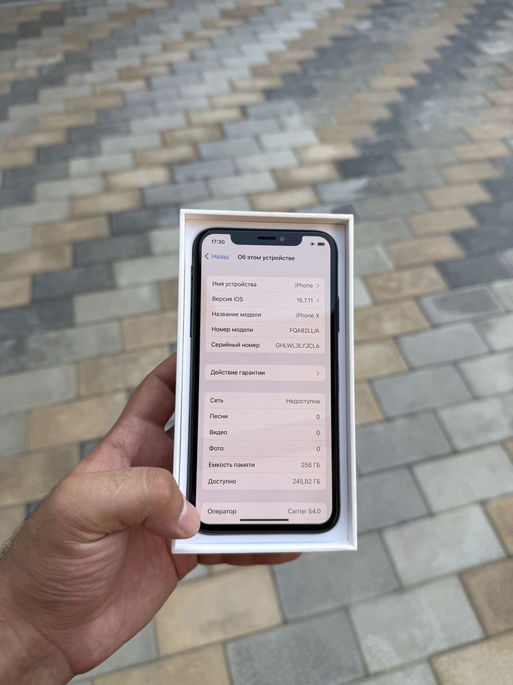 Iphone X Ayfon X 256gb LL/A sotiladi tel ideal aybi yo face ishlidi