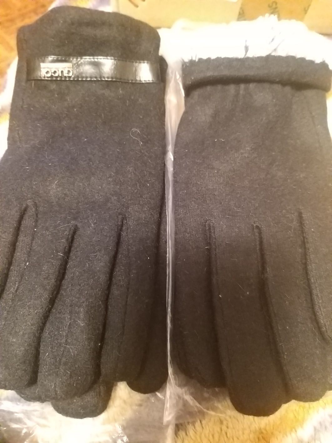 Мужские перчатки кашемир