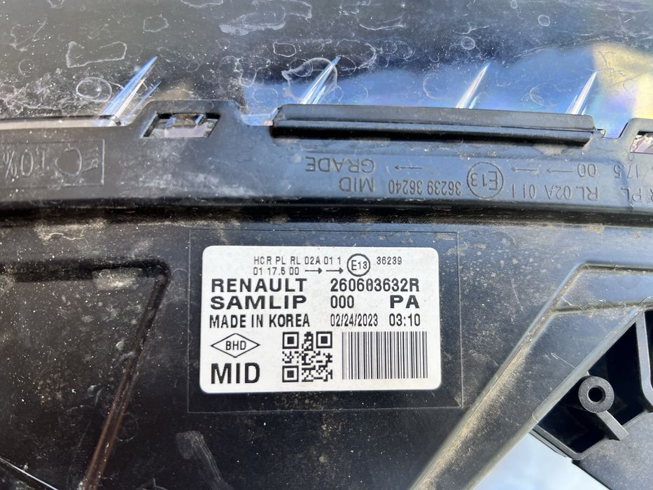 Far stanga full led Renault Arkana