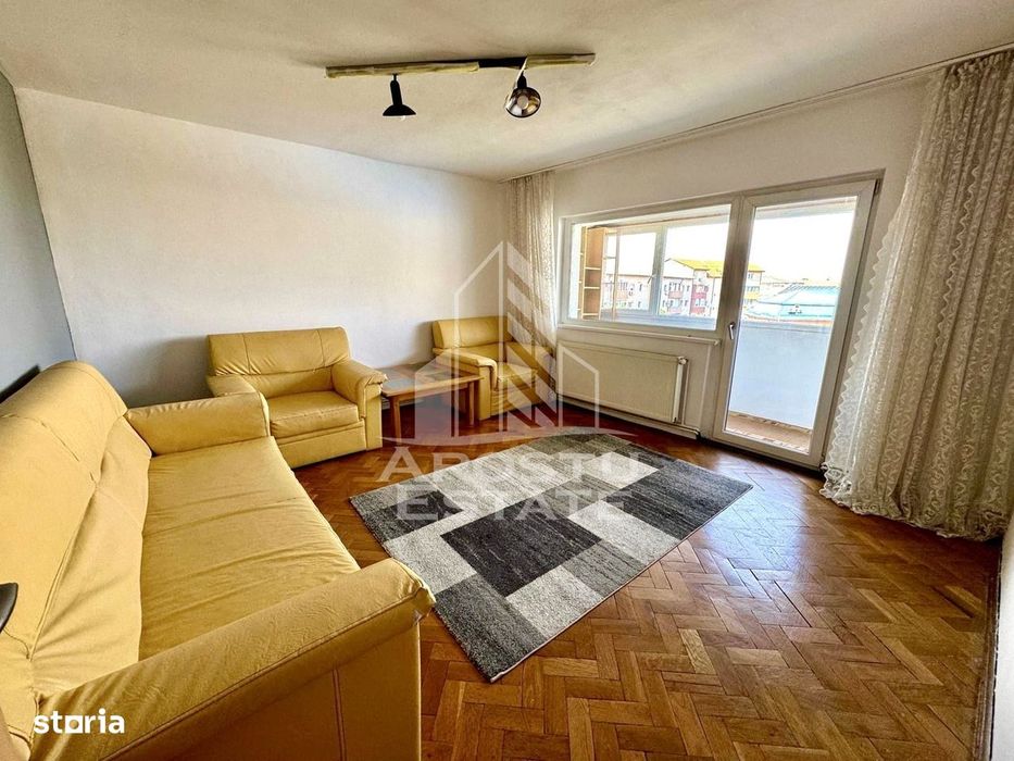 Apartament 3 camere, mobilat, centrala proprie, zona Sagului