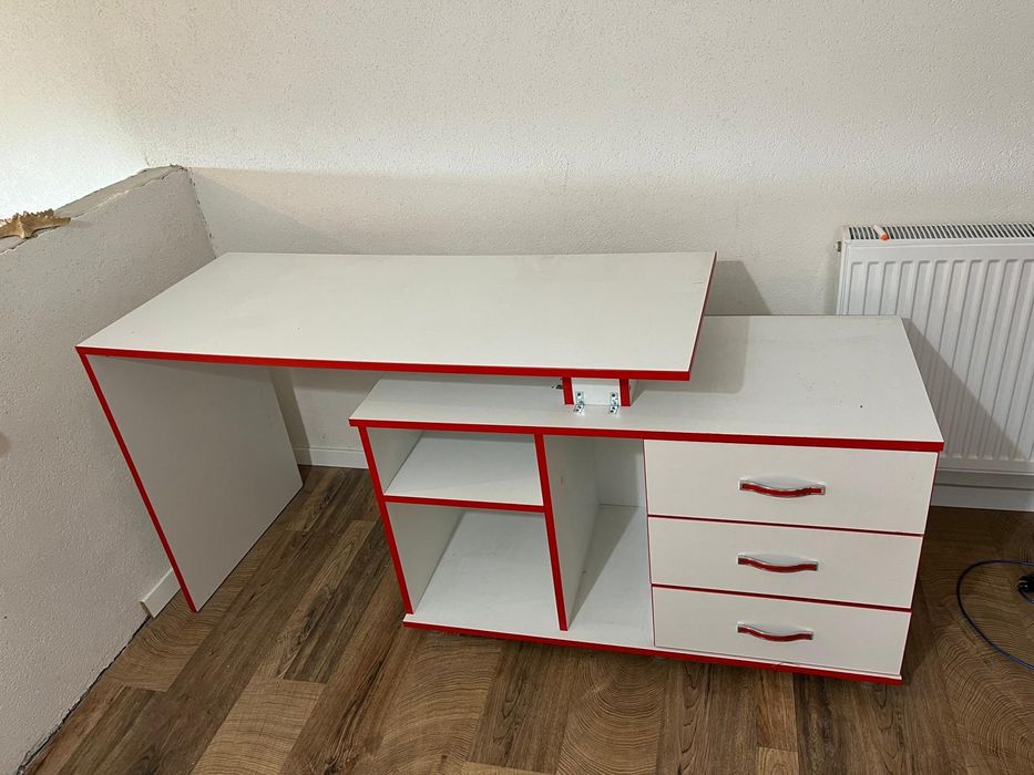 Vand birou Alb, stare impecabilă