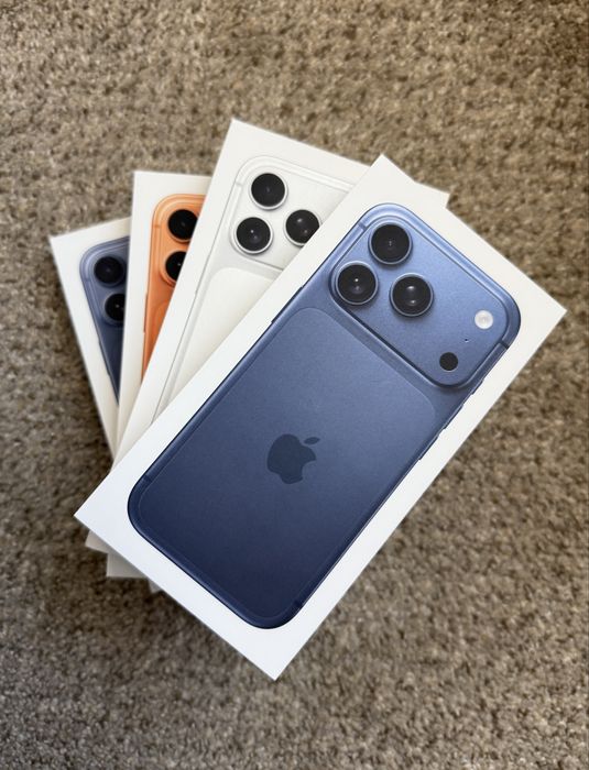 Ape iPhone 17 Pro MaX | Nou | Sigilat | Garantie | Blue Orange Silver