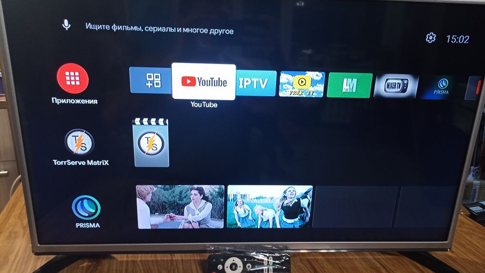 LG 32LF550u. + android tv-stick.