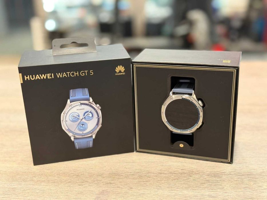 Huawei Watch GT 5 (46mm) -  Blue Woven Strap