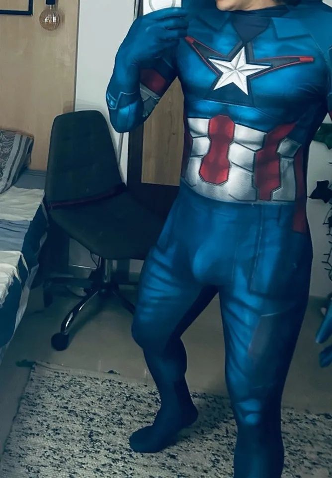 Costume Cosplay Captain America, Halloween, evenimente, petreceri