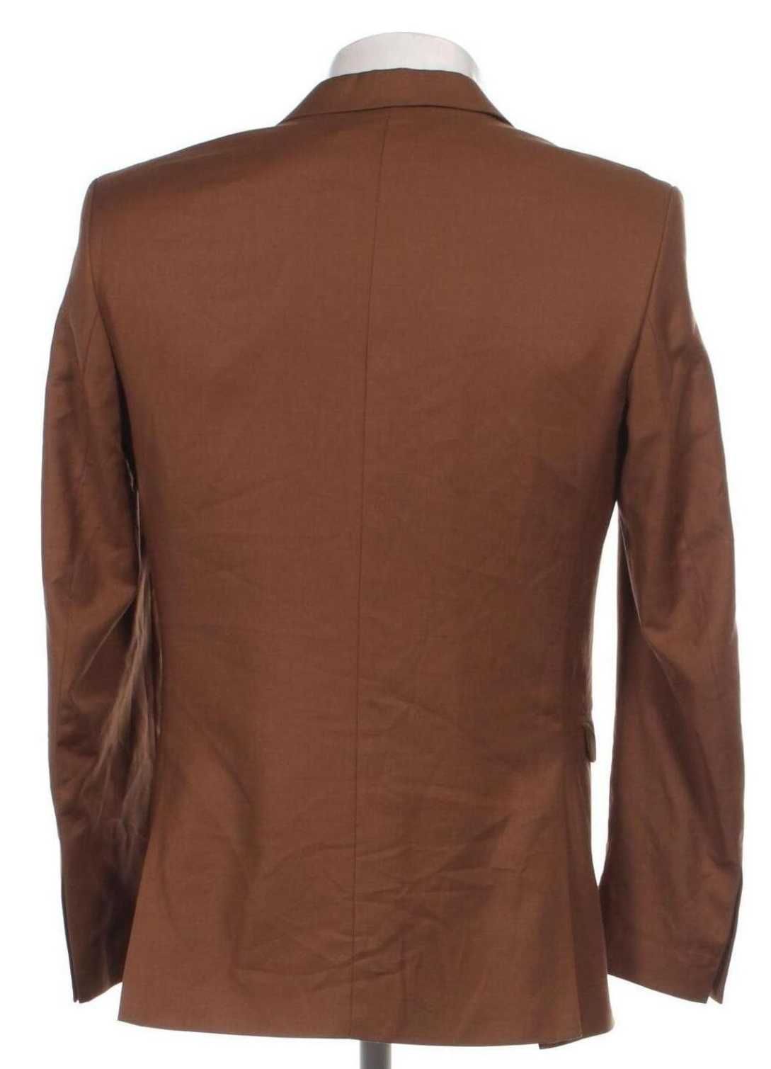 Sacou slim blazer 50 L premium Jack & Jones NOU amestec lana camel