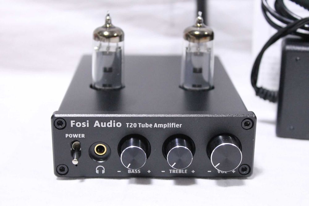 Amplificator stereo FOSI Audio T20 lampi bluetooth + sursa alimentare