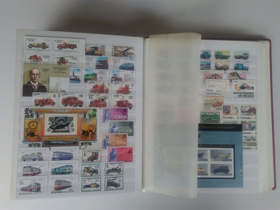 Разпродажба на най-богатата колекция от пощенски марки с автомобили