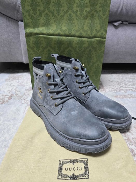 Ghete Gucci Gri ~ Marimea 43 ~ Nou