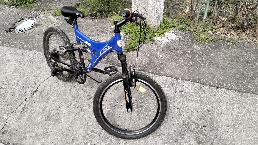 Bicicleta copii MTB-FS RICH albastru 20"