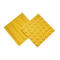Тактильные плитки желтые ПВХ