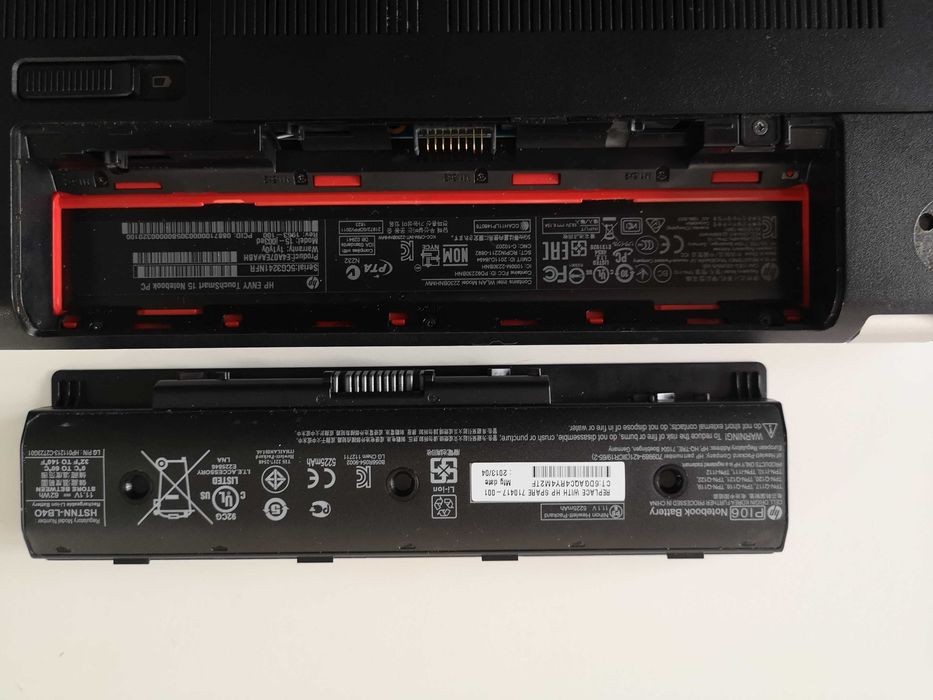 Laptop HP ENVY TouchSmart 15-j003ed Intel® Core™ i7 i7-4700MQ