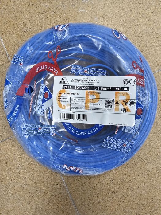 Инсталационен кабел 1 х 2.5