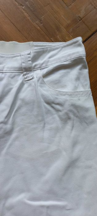 Pantaloni denim albi XXL