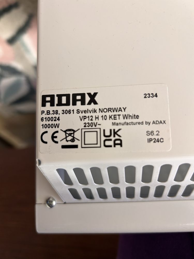 Adax VP12 H10 конвектор