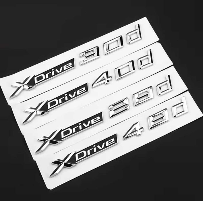 Embleme BMW Xdrive 20d 20i 30d 30i 40d 40i 50d 50i stema sigla sticker