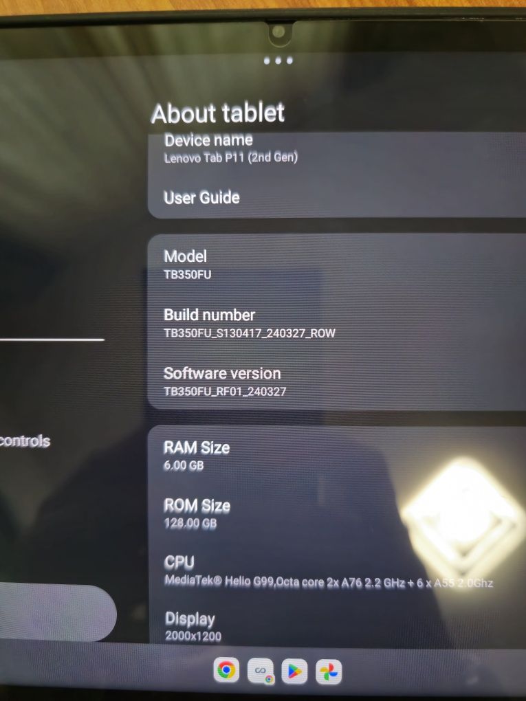 Lenovo Tab P11 (2nd Gen),11.5 display 120hz / garantie