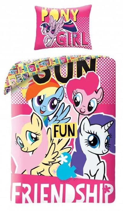 Детски двоен спален комплект My Little Pony, Formula 1, Миньоните