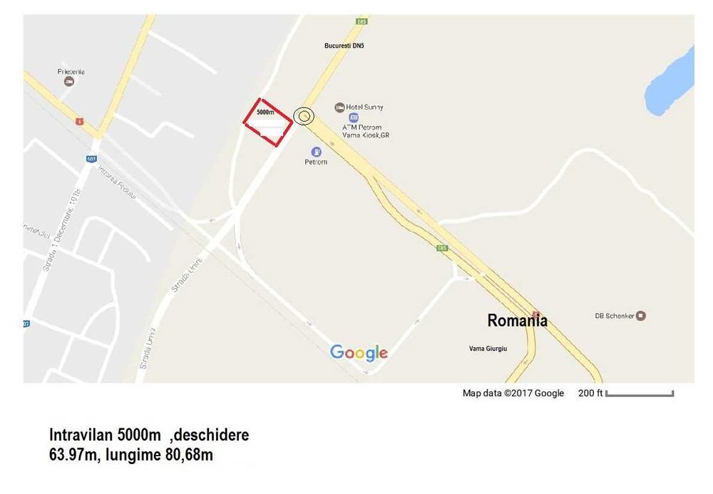 Teren oportunitate inchriere sau vanzare 5000 m2