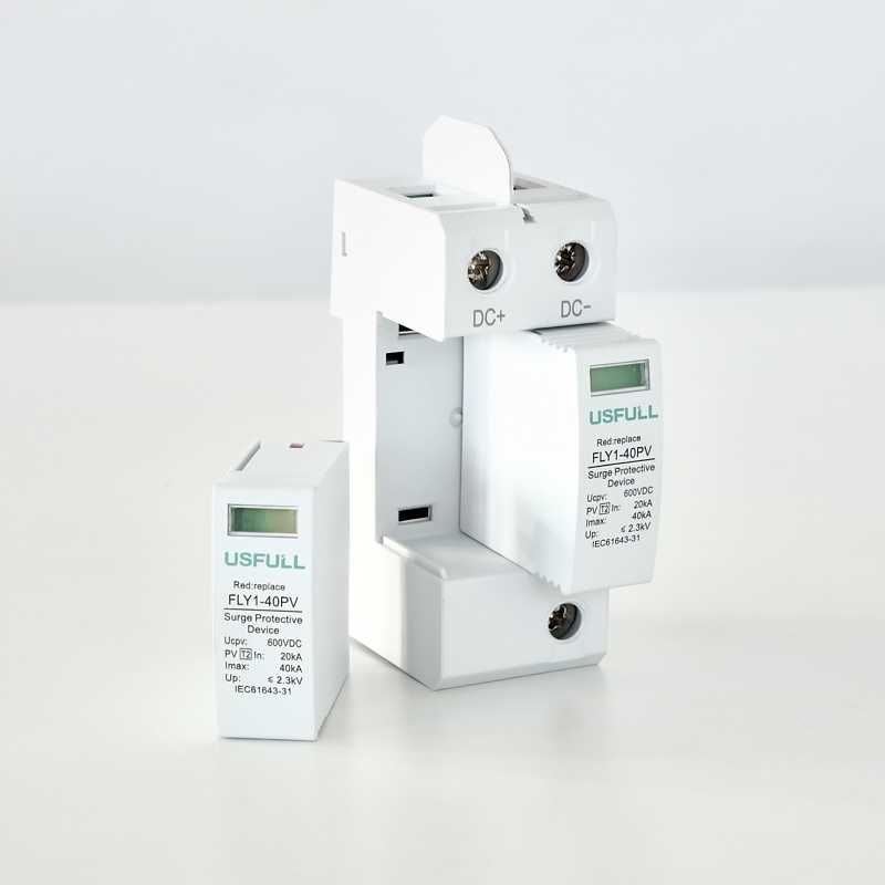 USFULL DC Арестор/Катоден отводител 2P 600v/3P 1000v/3P 1500v- 20-40KA
