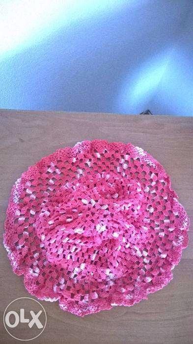 2 palarii crosetate macrame satirat/lucrat manual/handmade,