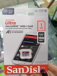 Микро флешка SanDisk Ultra 1tb, флешка для телефона