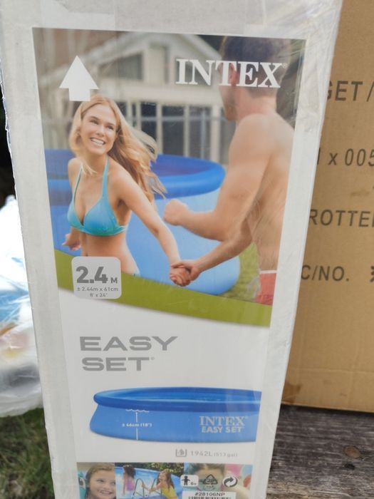 Piscina gonflabila Easy Set Intex D244xH61 cm