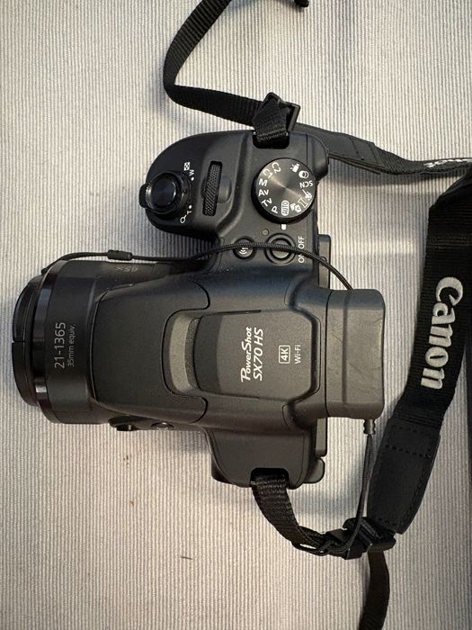 Canon PowerShot SX70 HS Aparat Bridge Zoom Optic 65x 4K Wi-Fi - ca NOU